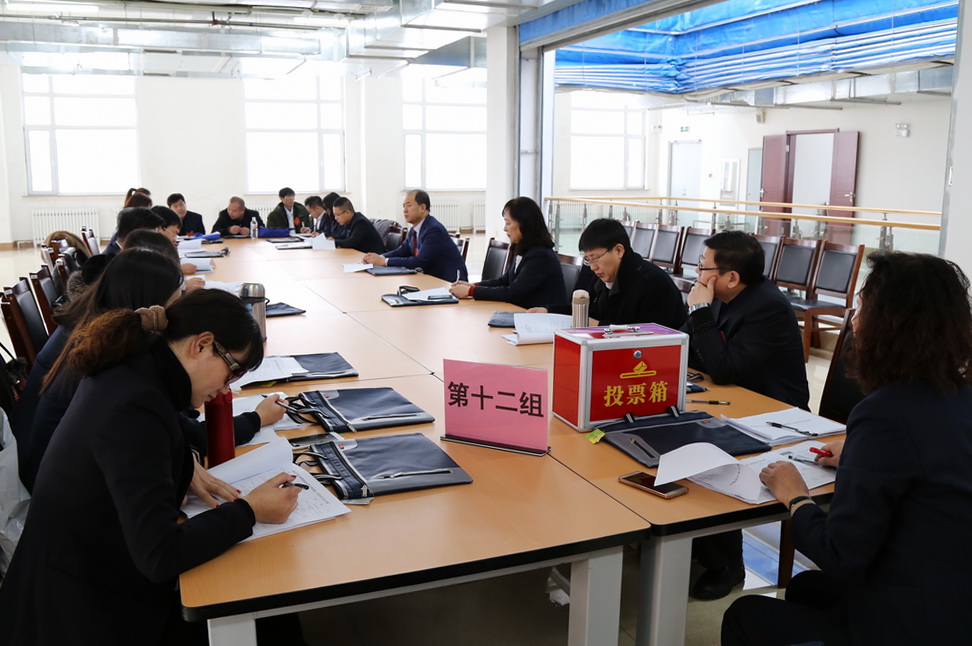 第十二讨论组在进行讨论